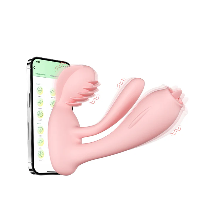 Vibrador para punto G con control por aplicación
