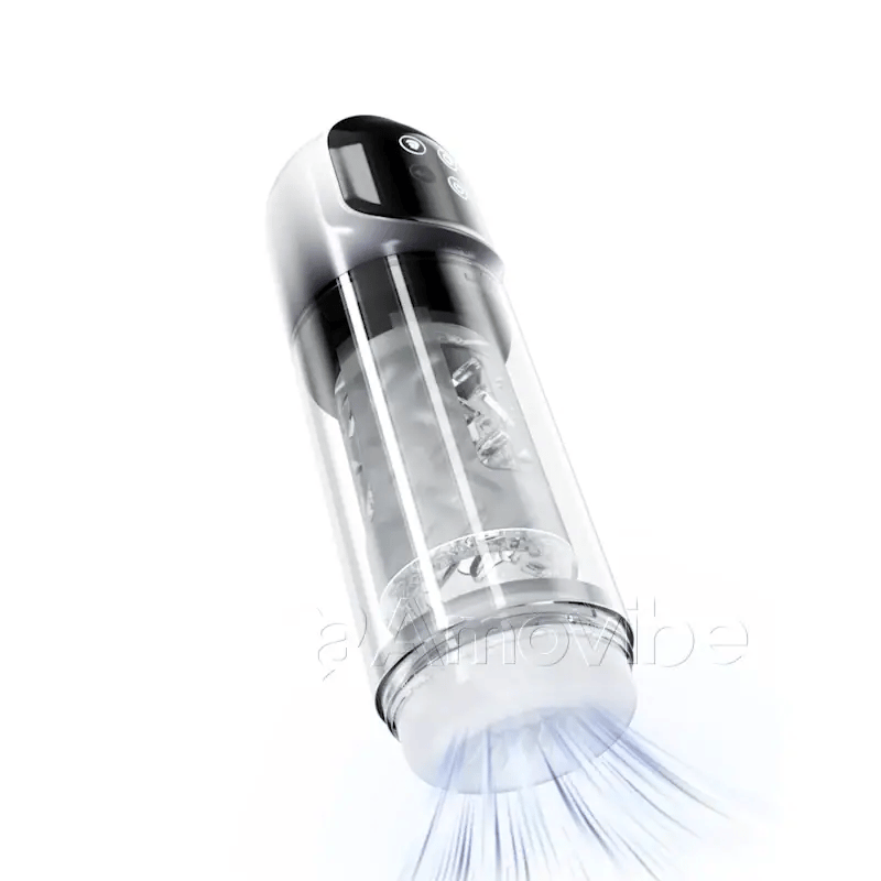 Masturbador masculino automático con función de succión, rotación y asistencia de lengua