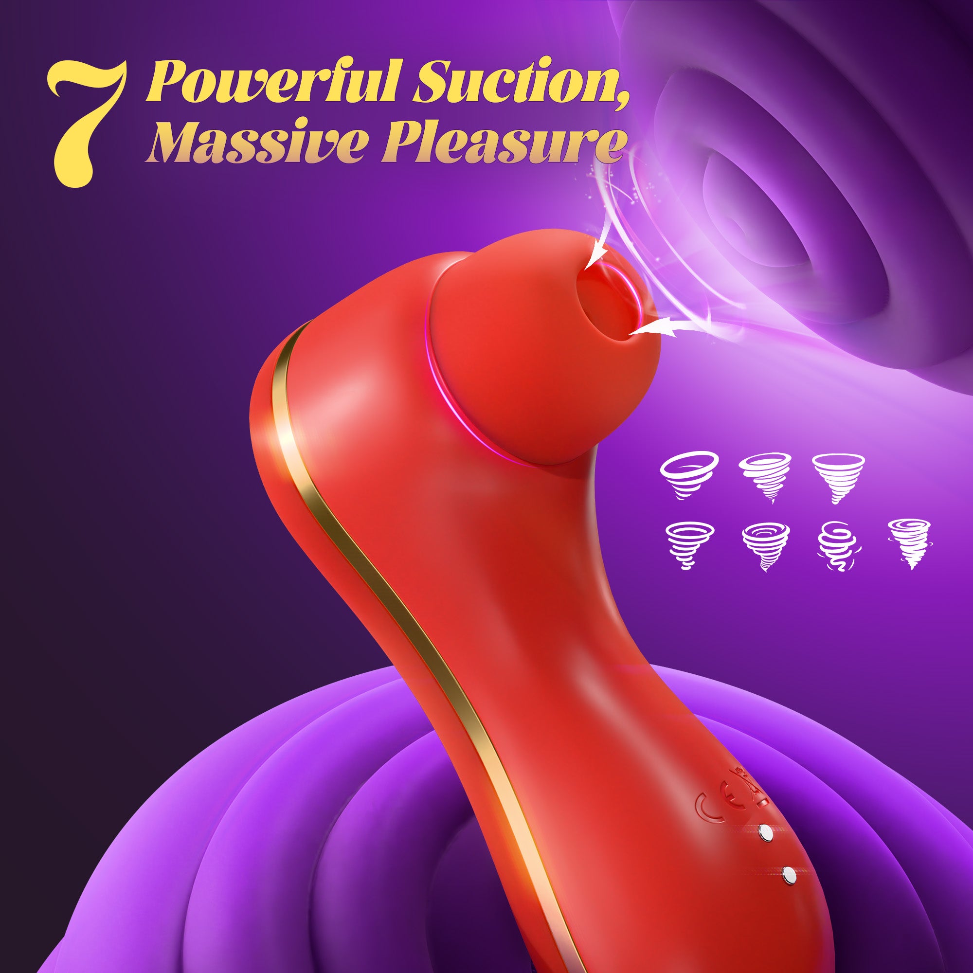 Juguetes sexuales para mujer adulta vibrador, vibrador de empuje con 7 modos de succión y 3 modos de vibración juguetes para adultos