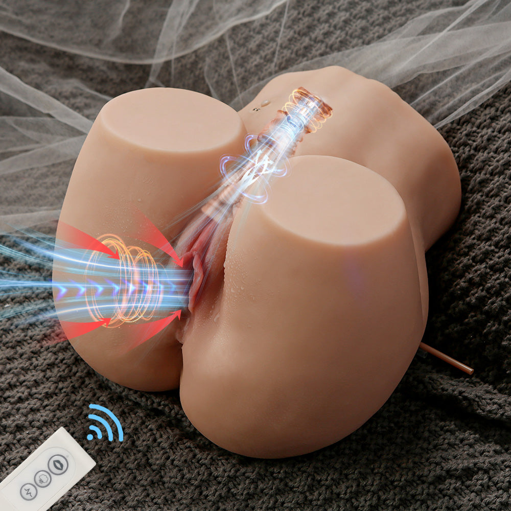 Muñeca sexual realista de 14.3LB con succión y vibración