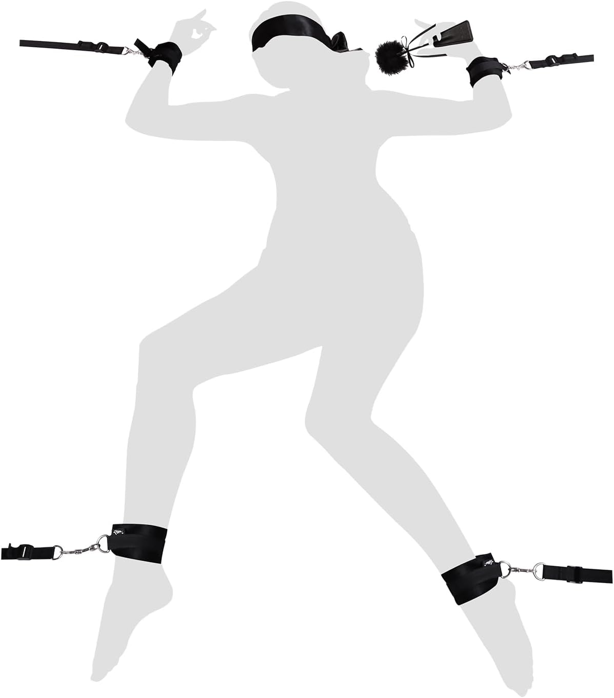 Set de Bondage Erótico BDSM - Ideal para Juego Extremo y Principiantes