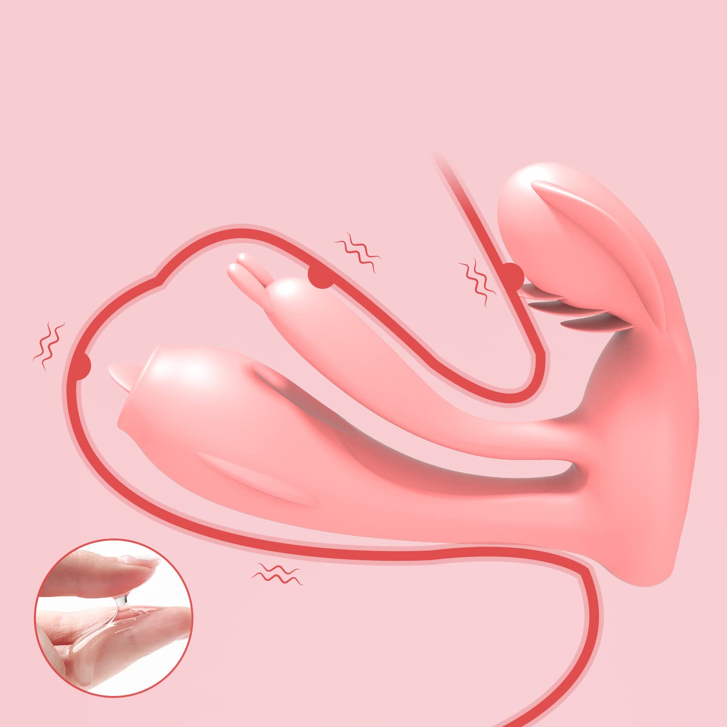 Vibrador para punto G con control por aplicación