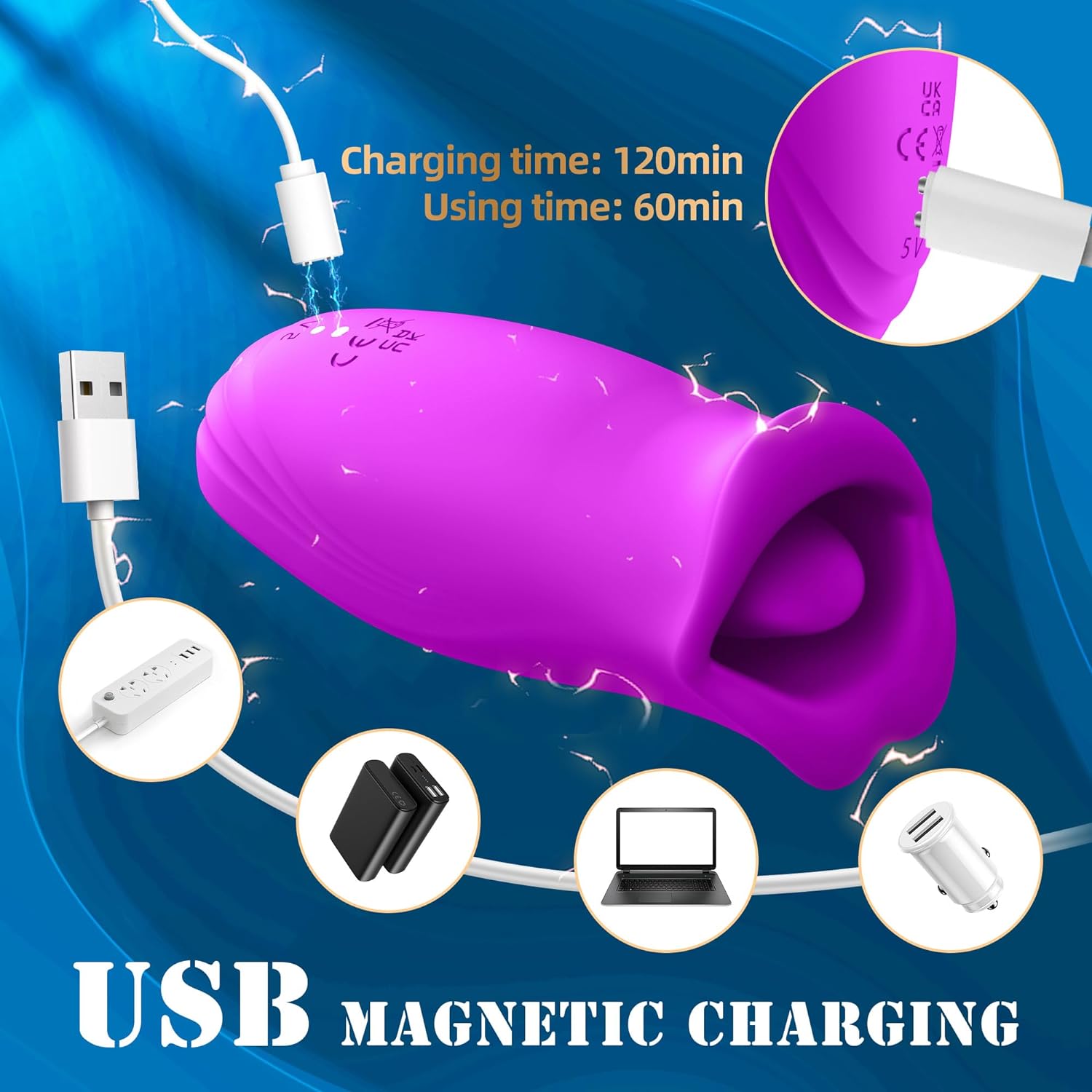 Rose Vibrator for Women – Licking & Vibration Modes