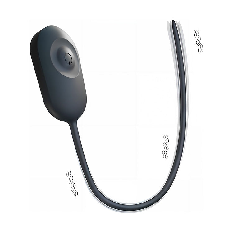 Dilatador uretral vibratorio de silicona para estimulación intensa
