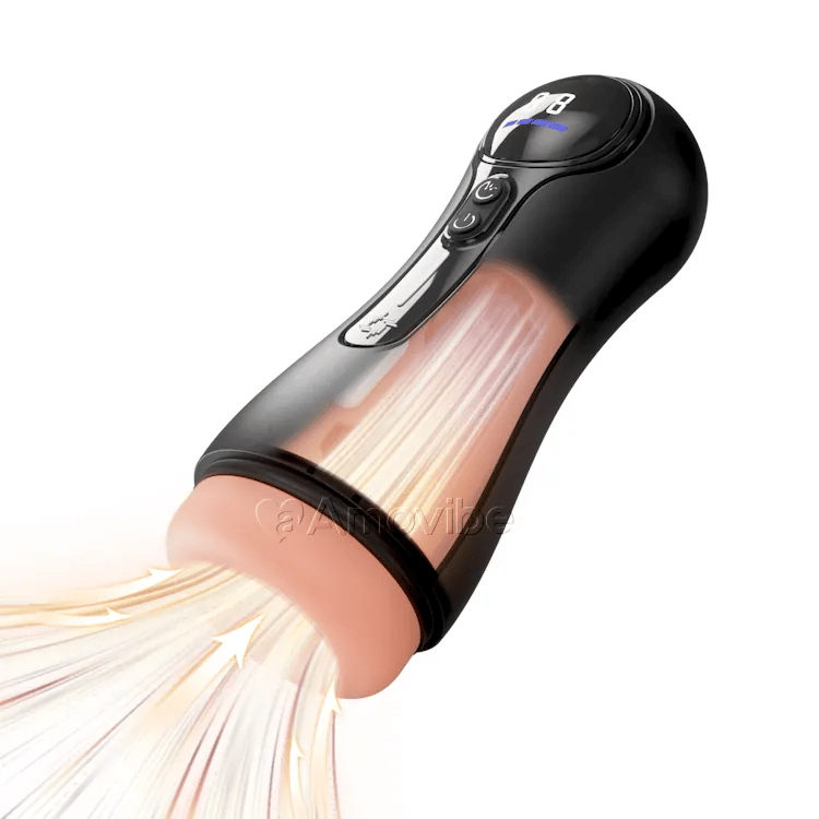Auto Male Masturbator – 4 Suction, 9 Vibes, LED Display