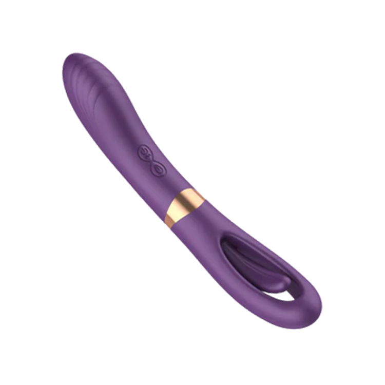 Vibrador de punto G oscilante con clítoris y vibración