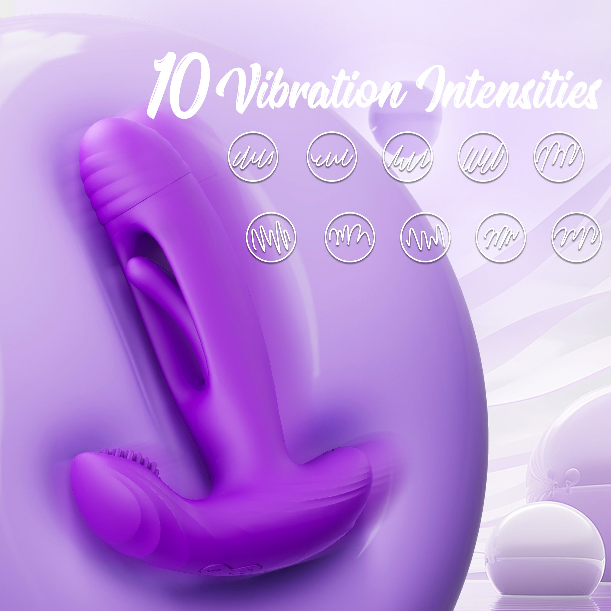 Vibrador para Punto G con Modos de Aleteo y Vibración