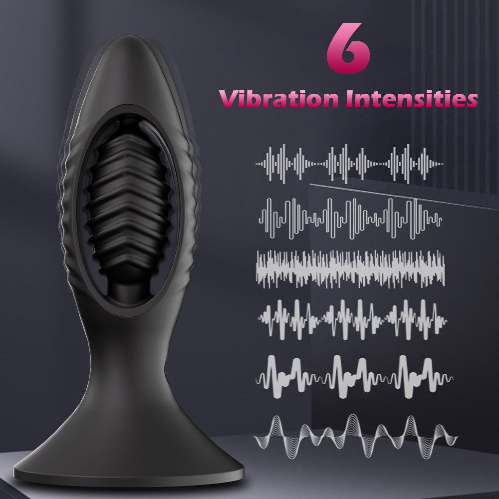 Tapón anal con 6 intensidades de vibración
