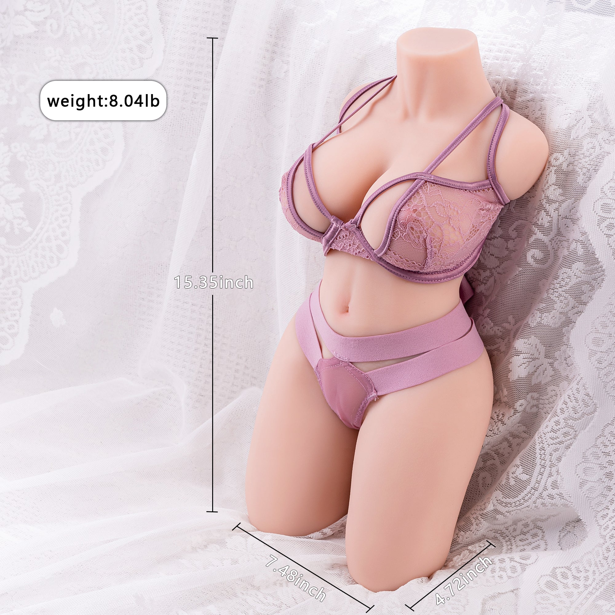 Muñeca sexual realista de 9.9LB