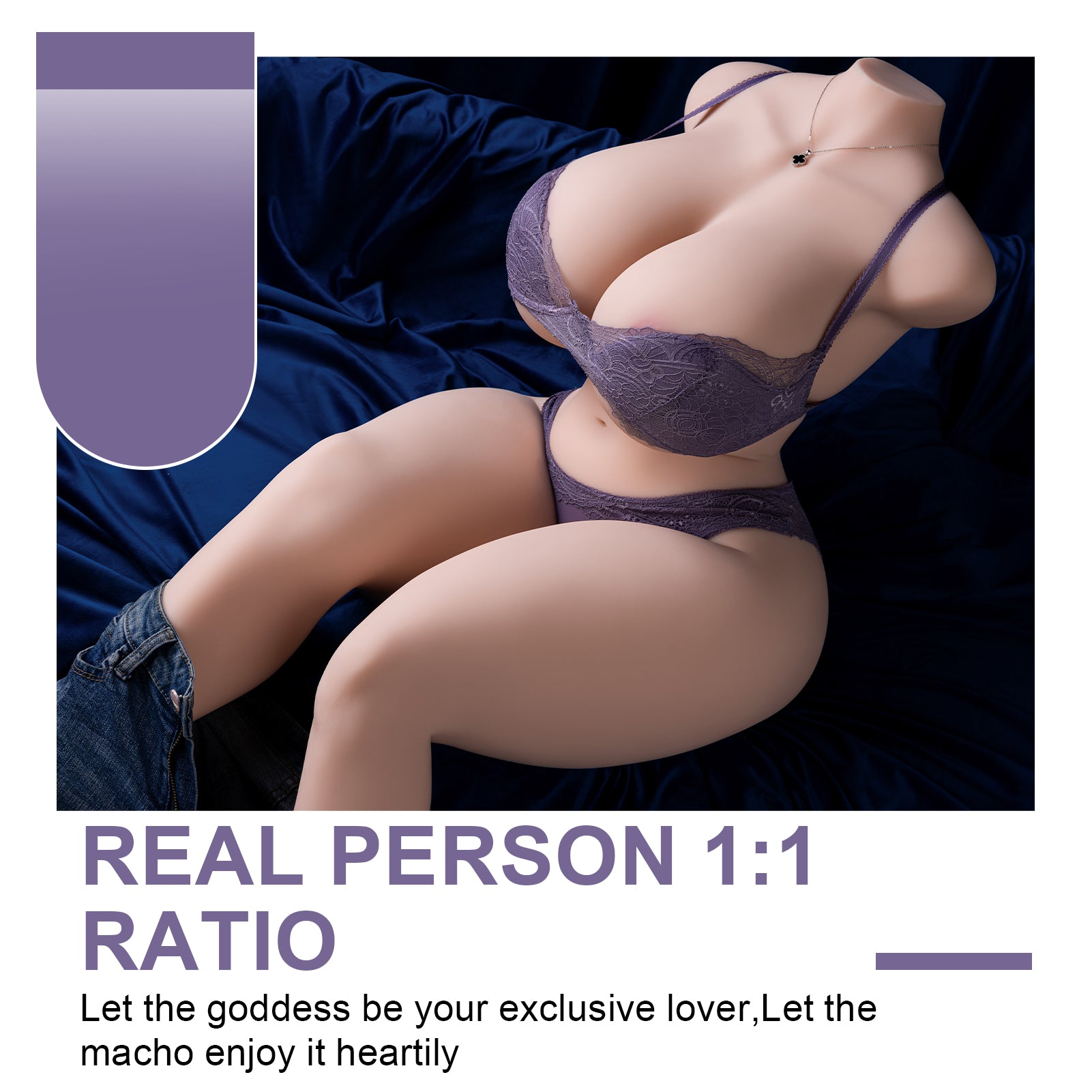 103-pound lifelike female torso | Soft, smooth skin texture · Highly realistic tactile sensation
