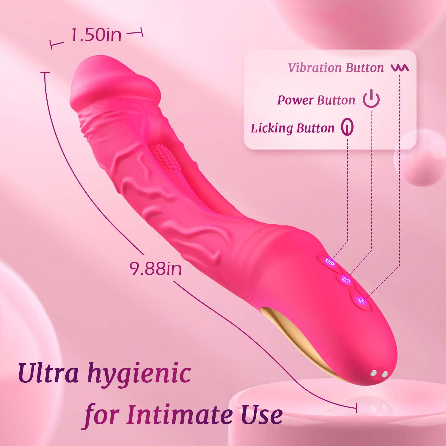 Vibrador de aleteo de consolador