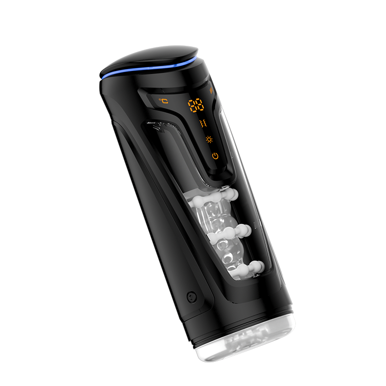 Guerrero - Masturbador masculino de empuje con vibración y calentamiento