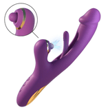 Vibrador aleteante con vibración en el punto G y golpeteo clitorial