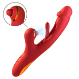 Vibrador aleteante con vibración en el punto G y golpeteo clitorial