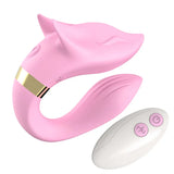 Vibrador para parejas masajeando el punto G y el clítoris para el placer máximo