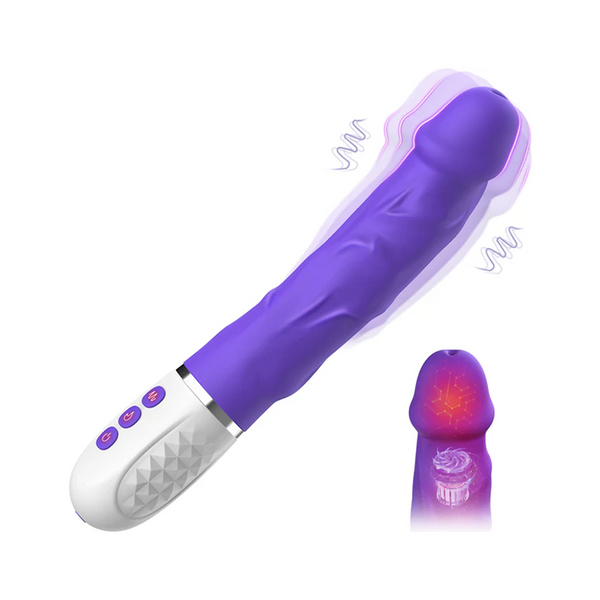 Consolador vibrador con función de calentamiento