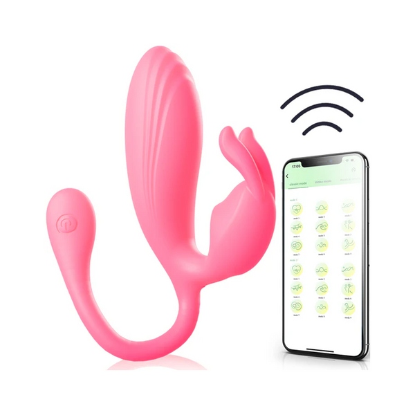 Vibrador Clitoriano de Aplicación con Doble Motor