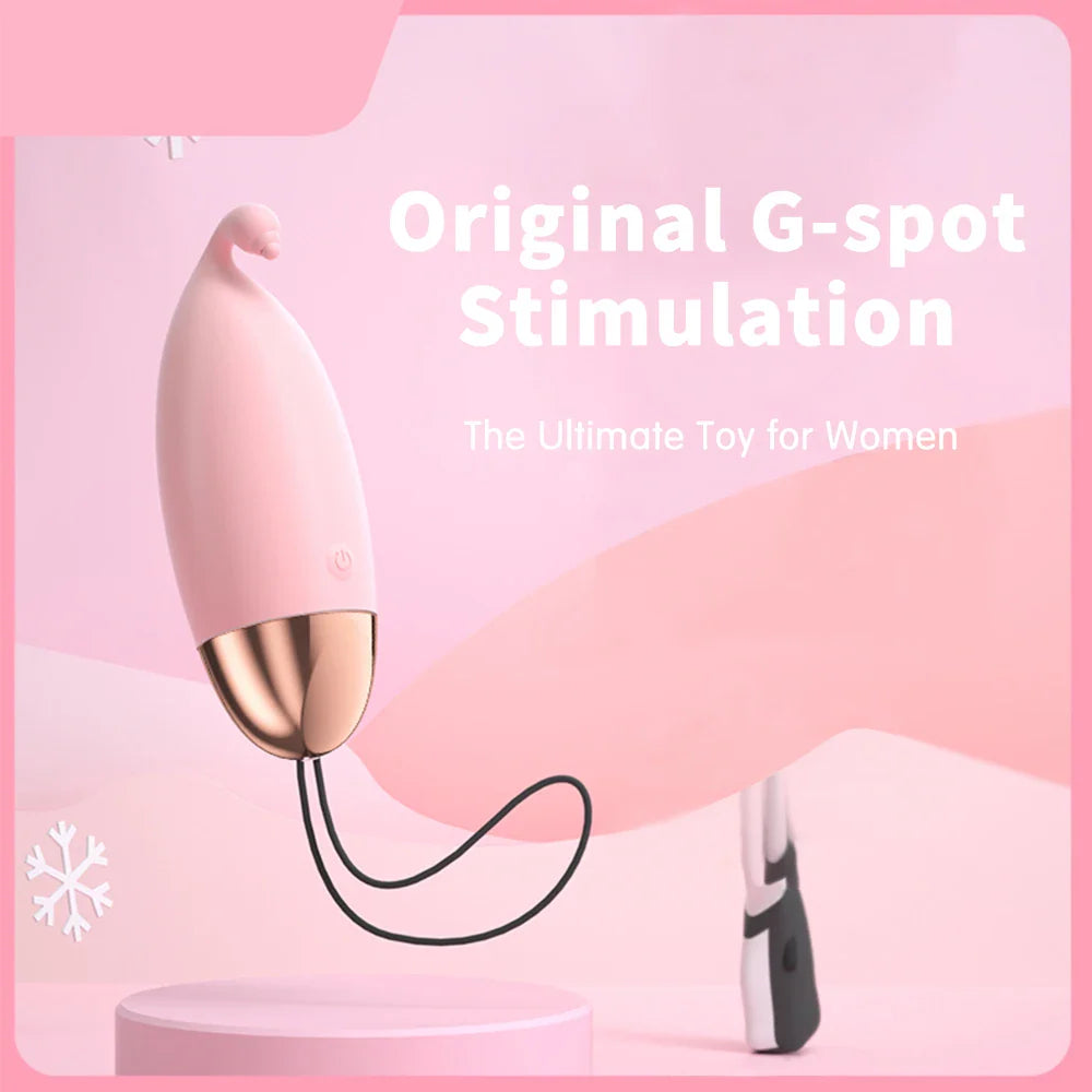 Vibrador inalámbrico con velocidades ajustables para el placer del punto G y clítoris