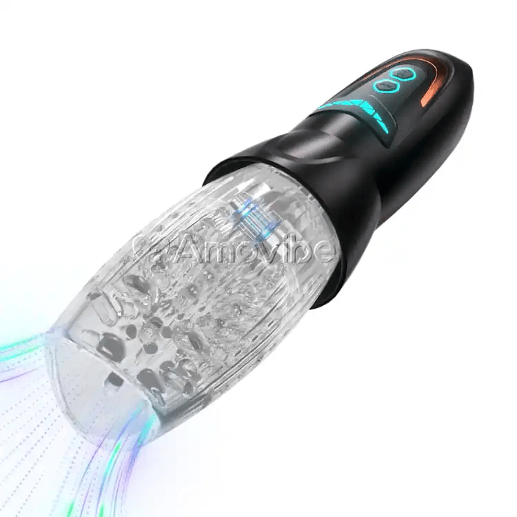 Dragon Pro - Masturbador automático giratorio con empuje y vibración