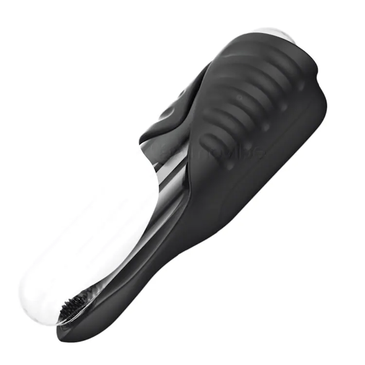 Vibrador para pene con función de golpeteo y vibración