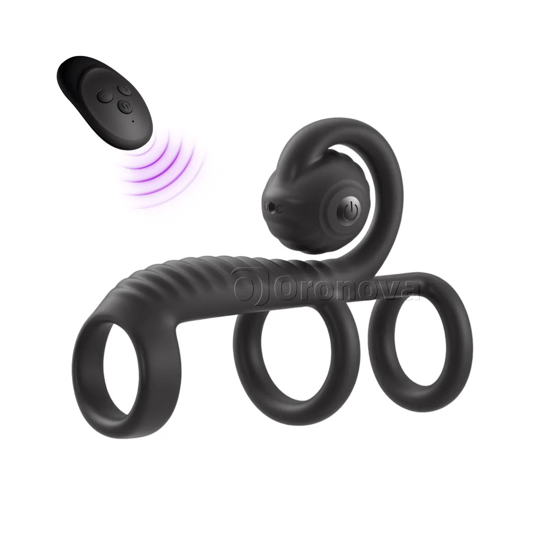 Three-Ring Design | Dual Vibration | Rounded Vibration Head