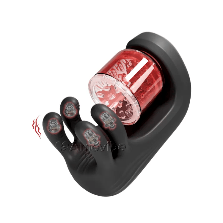 Automatic Male Masturbator – 360° Rotating Tongue Licking, 9 Modes Suction & Penis Massager