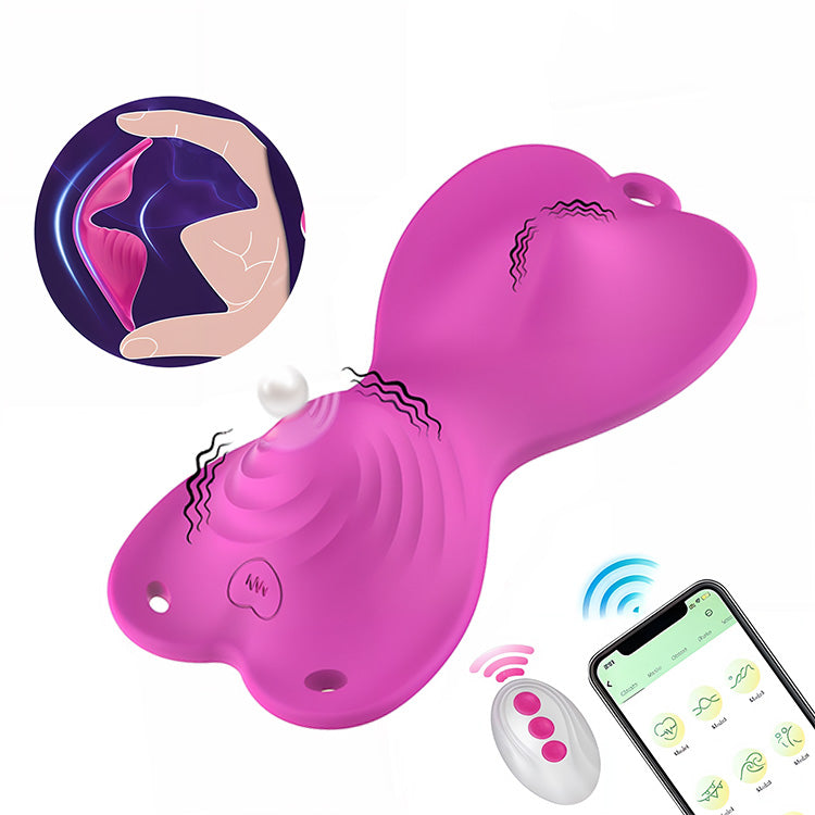 Vibrador portátil con aplicación y control remoto