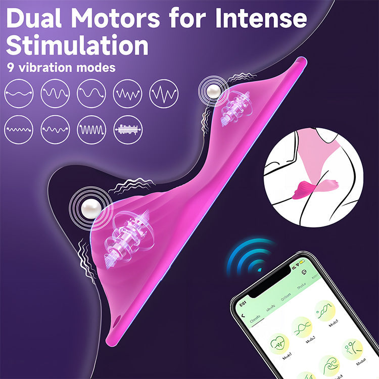 Vibrador portátil con aplicación y control remoto
