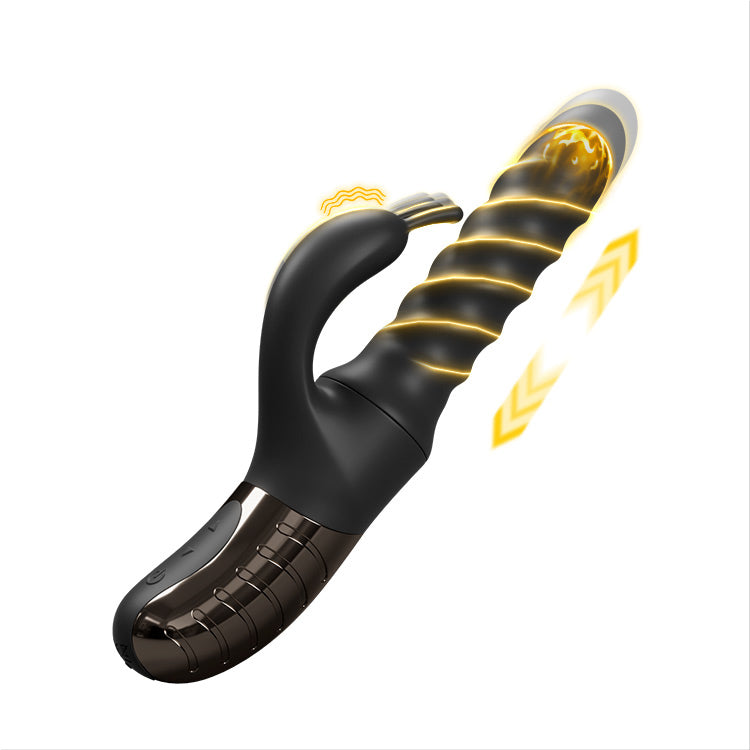 360° Thrusting & Rotating Massager for G-Spot and Clitoral Pleasure