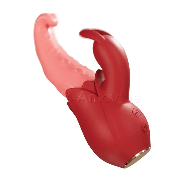 Vibrador de lengua | Estimulación dual, 10 niveles de intensidad y placer silencioso