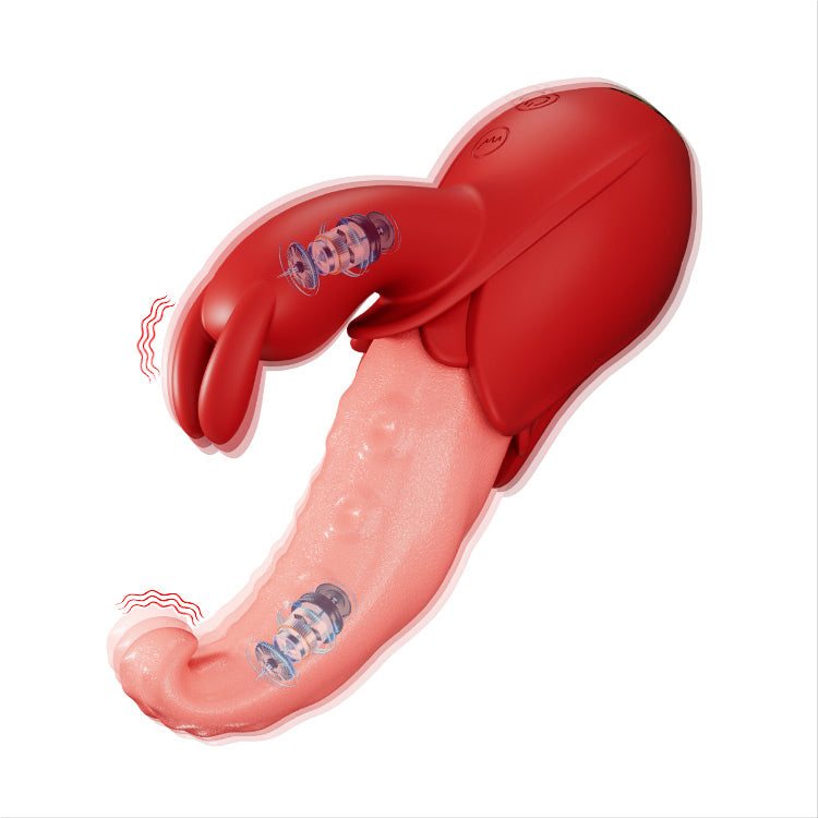 Vibrador de lengua | Estimulación dual, 10 niveles de intensidad y placer silencioso
