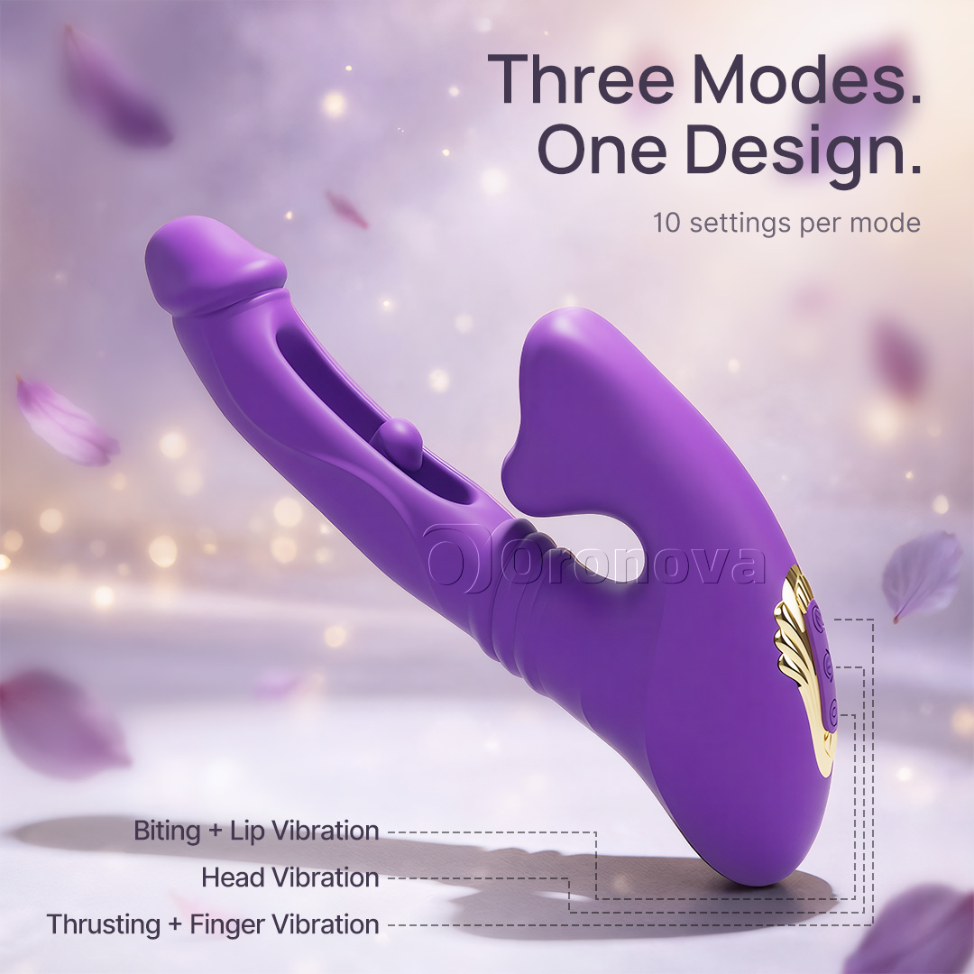 Multi-Point Stimulation with Fingertip, Head & Bite-Lip Functions