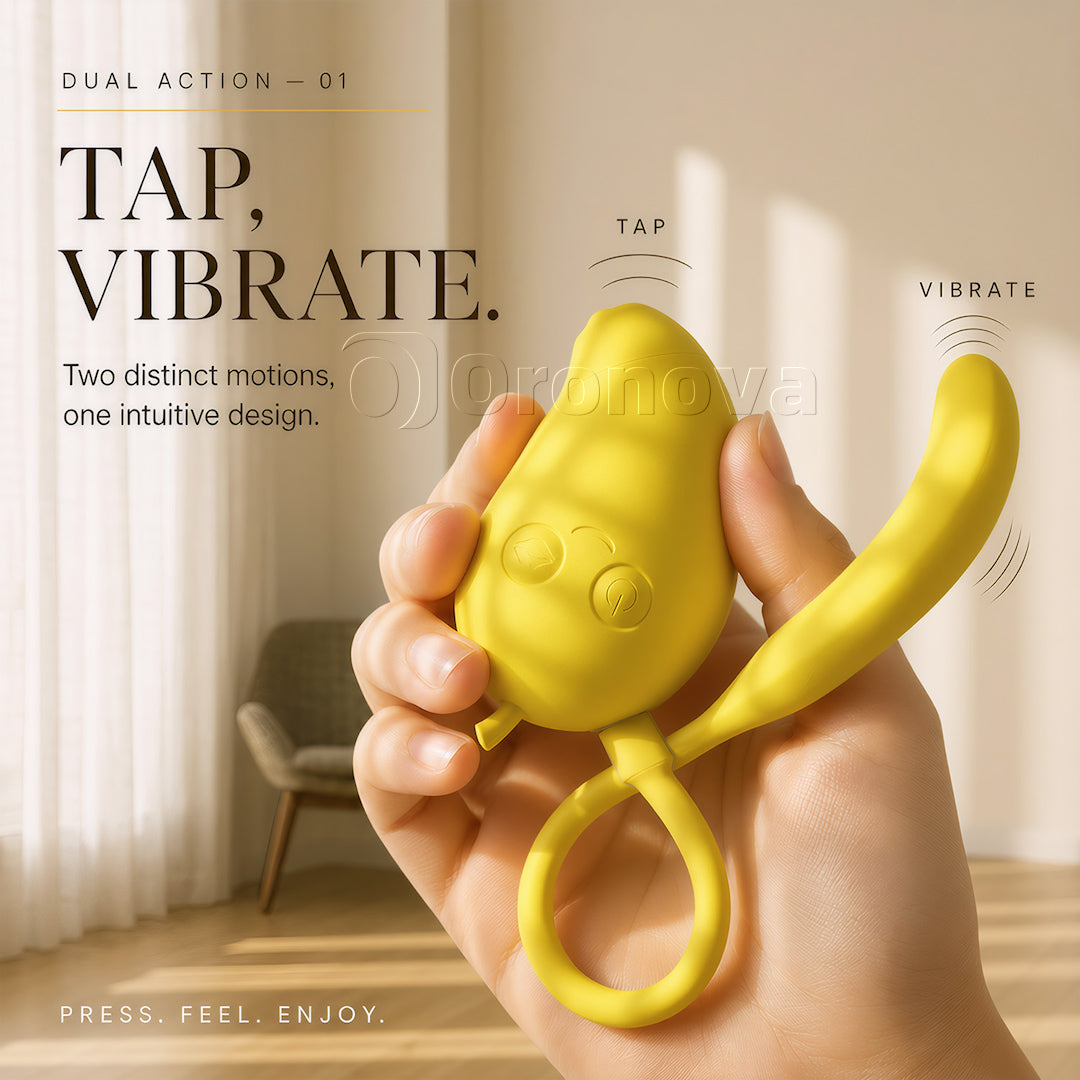 Mango & Banana 2-in-1 Dual Stimulation Vibrator