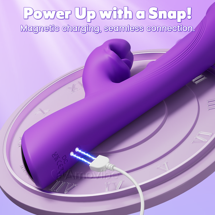 Vibrador de Beso y Triple Toque – Estimulación del Clítoris y Punto G