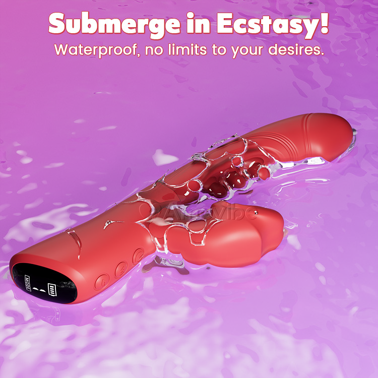 Vibrador de Beso y Triple Toque – Estimulación del Clítoris y Punto G