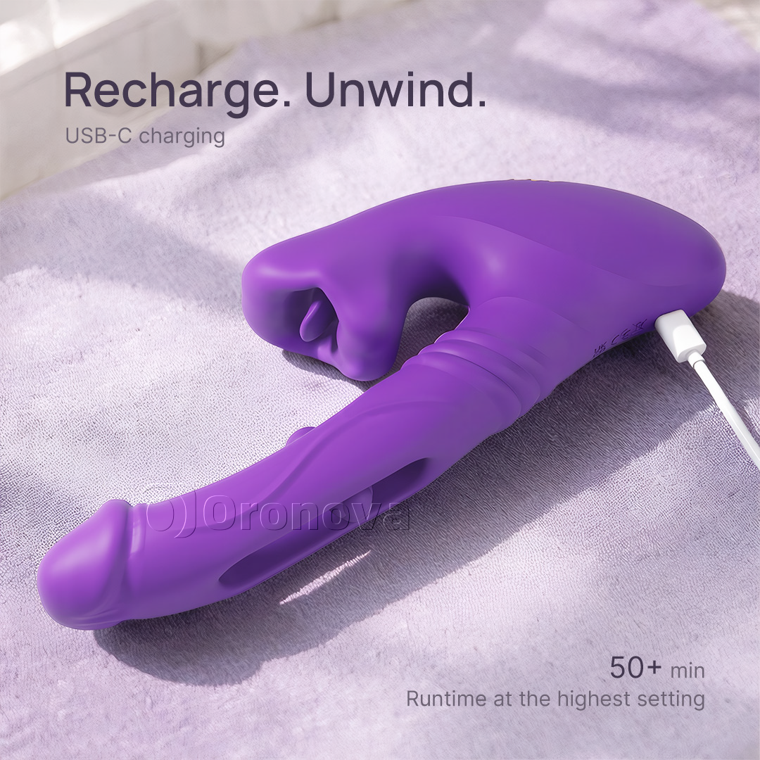 Multi-Point Stimulation with Fingertip, Head & Bite-Lip Functions