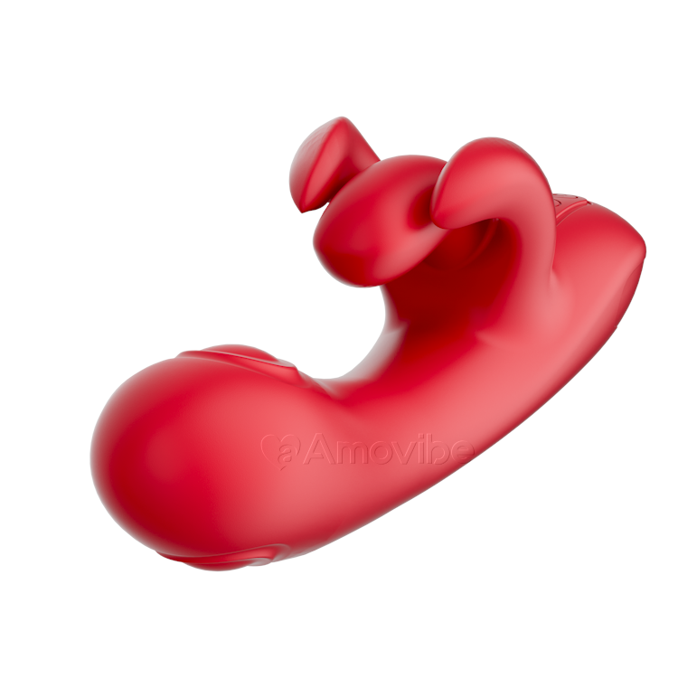 Trio Bliss - Vibrador de golpeteo para punto G con masajeador de clítoris y vibración