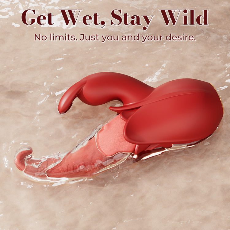 Vibrador de lengua | Estimulación dual, 10 niveles de intensidad y placer silencioso