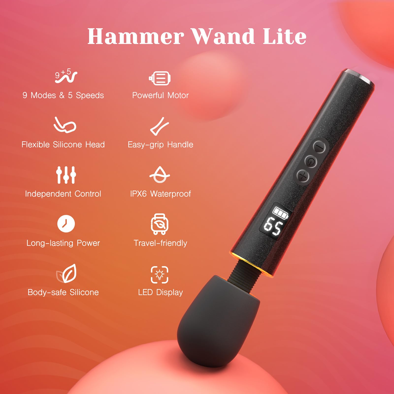 Mini Vibrating Wand – Compact, Cordless & Multi-Speed